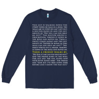 Navy The West Wing Funny Boy Girl Long Sleeve Tee - maiPhamDesign
