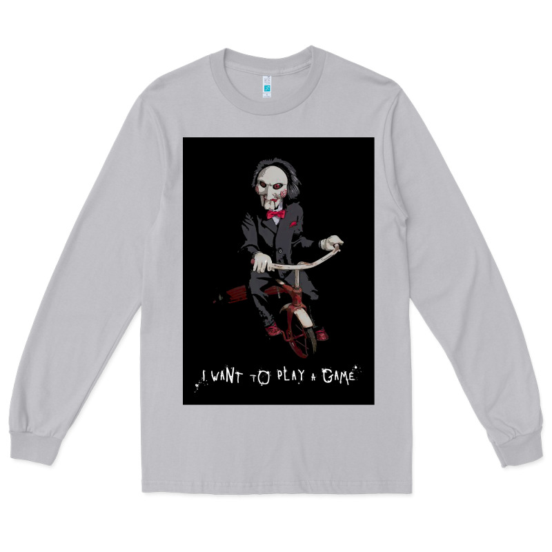 Saw I Want To Play A Game Picture Long Sleeve Tee by maiPhamDesign | Teevron