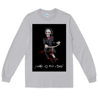 Moon Dust Saw I Want To Play A Game Picture Long Sleeve Tee - maiPhamDesign