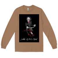 Toasted Coconut Saw I Want To Play A Game Picture Long Sleeve Tee - maiPhamDesign