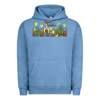 Pigment Pebble Blue mama cita needs a margarita Urban Hoodie - JahusDesignShop