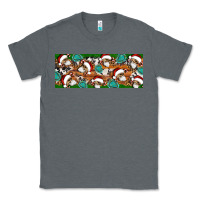 Charcoal Heather Santa skeleton christmas Classic Tee - Artiststas