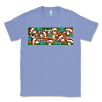 Colony Blue Santa skeleton christmas Classic Tee - Artiststas
