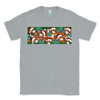 Heather Grey Santa skeleton christmas Classic Tee - Artiststas