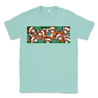 Seafoam Santa skeleton christmas Classic Tee - Artiststas