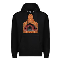 Black Barn Earning Premium Hoodie - CowhideDigitalArt