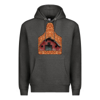 Charcoal Heather Barn Earning Premium Hoodie - CowhideDigitalArt