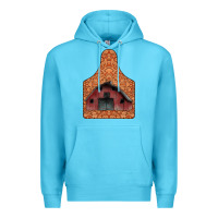 Ocean Blue Barn Earning Premium Hoodie - CowhideDigitalArt