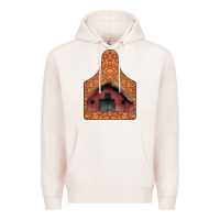 Pale Pink Barn Earning Premium Hoodie - CowhideDigitalArt