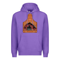 Purple Barn Earning Premium Hoodie - CowhideDigitalArt