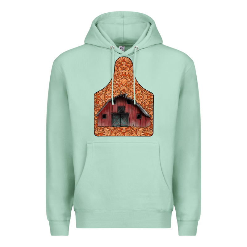 Barn Earning Premium Hoodie by CowhideDigitalArt | Teevron