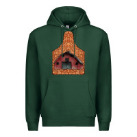 Sports Green Barn Earning Premium Hoodie - CowhideDigitalArt