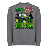 Storm just a girl who loves tractors Heavyweight Sweatshirt - BarkalooDesign