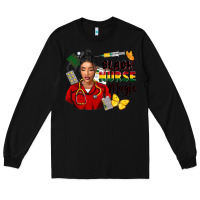 Black Juneteenth black Nurse magic Long Sleeve Tee - FaDigitalArtStudio