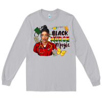 Moon Dust Juneteenth black Nurse magic Long Sleeve Tee - FaDigitalArtStudio