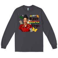 Smoke Juneteenth black Nurse magic Long Sleeve Tee - FaDigitalArtStudio