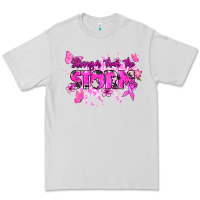 Dove Grey Stronger than the storm Cancer Awareness Premium Tee - HowdyJamesFarm