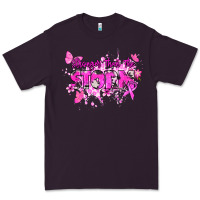 Plum Stronger than the storm Cancer Awareness Premium Tee - HowdyJamesFarm