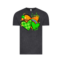 Vintage Black St. Patrick's Day hearts St. Patricks day Vintage Tee - HowdyJamesFarm
