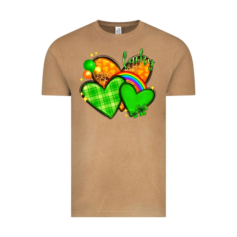 St. Patrick's Day Hearts St. Patricks Day Vintage Tee by HowdyJamesFarm | Teevron