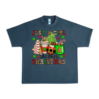 Midnight Navy just a girl who loves christmas Urban Heavy Tee - OliviaCreatesArt