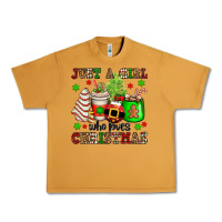 Peanut Butter just a girl who loves christmas Urban Heavy Tee - OliviaCreatesArt