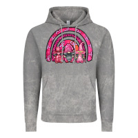 Cloud Rock breast cancer rainbow gnomes Vintage Hoodie - FaDigitalArtStudio