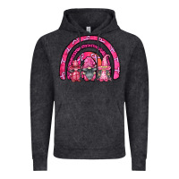 Vintage Black breast cancer rainbow gnomes Vintage Hoodie - FaDigitalArtStudio