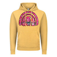 Vintage Mustard breast cancer rainbow gnomes Vintage Hoodie - FaDigitalArtStudio