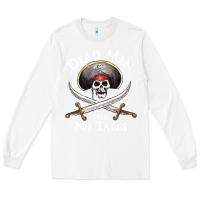 White Dead Men Tell No Tales Funny Gifts Boy Girl Long Sleeve Tee - maiPhamDesign