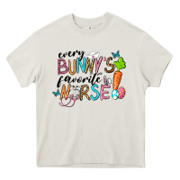 Cream Every Bunnys Favorite Nurse Heavy Core Tee - RanaPortraitStore