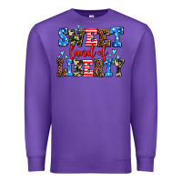 Purple sweet land of liberty Premium Sweatshirt - AdoDesignShop