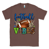 Chestnut Football vibes green and blue Classic Tee - HowdyJamesFarm