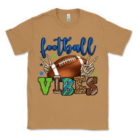 Toasted Coconut Football vibes green and blue Classic Tee - HowdyJamesFarm