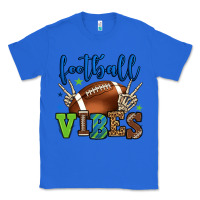 True Royal Football vibes green and blue Classic Tee - HowdyJamesFarm