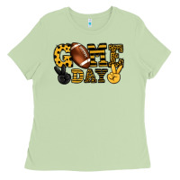Matcha Game day yellow and black team color Ladies Tee - HowdyJamesFarm