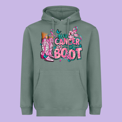 Give The Cancer Boot Heavyweight Hoodie Designed By Adodesignshop