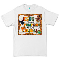 White jesus flannel's pumpkins blessings Premium Tee - TumblerDesignByShophia