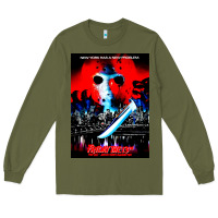 Army Green Vintage Classic  Horror film Art Characters Mens Womens Long Sleeve Tee - maiPhamDesign