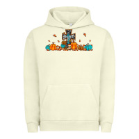 Pigment Pistachio thankful cross pumpkin Urban Hoodie - JahusDesignShop