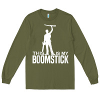 Army Green this is my boomstick shotgun chainsaw dead evil halloween tank top Long Sleeve Tee - maiPhamDesign