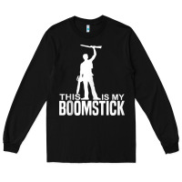 Black this is my boomstick shotgun chainsaw dead evil halloween tank top Long Sleeve Tee - maiPhamDesign
