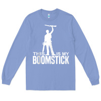 Colony Blue this is my boomstick shotgun chainsaw dead evil halloween tank top Long Sleeve Tee - maiPhamDesign