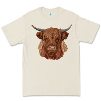 Bone highland cow Premium Tee - RanaPortraitStore
