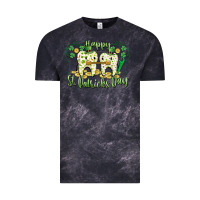 Cloud Black Happy St. Patrick's Day Tooth Dentist Vintage Tee - CowGirlArtShop