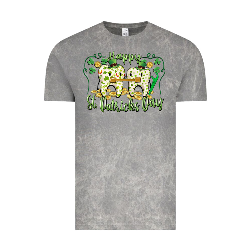 Happy St. Patrick's Day Tooth Dentist Vintage Tee by CowGirlArtShop | Teevron