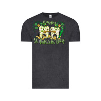 Vintage Black Happy St. Patrick's Day Tooth Dentist Vintage Tee - CowGirlArtShop