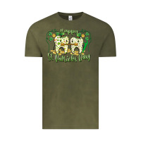 Vintage Olive Happy St. Patrick's Day Tooth Dentist Vintage Tee - CowGirlArtShop