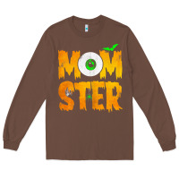 Chestnut womens momster tshirt halloween scary costume mom t shirt Long Sleeve Tee - maiPhamDesign