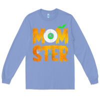 Colony Blue womens momster tshirt halloween scary costume mom t shirt Long Sleeve Tee - maiPhamDesign